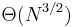 \Theta(N^{3/2})