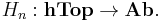 H_n:\bold{hTop}\to\bold{Ab}.