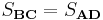 S_\mathbf{BC}=S_\mathbf{AD}