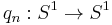 q_n�: S^1 \rightarrow S^1