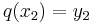 q(x_2)=y_2