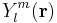 Y_l^m(\mathbf{r})