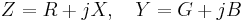 Z=R%2BjX, \quad Y=G%2BjB