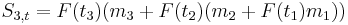 \ S_{3,t} = F(t_3) (m_3 %2B F(t_2) (m_2 %2B F(t_1) m_1 )) 