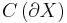 C\left(\partial X\right)