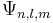 \Psi_{n,l,m}