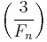 \left(\frac3{F_n}\right)