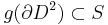 g(\partial D^2)\subset S \, 