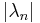 \left|\lambda_{n}\right|