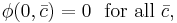 \,\phi(0,\bar{c}) = 0 ~~ \textrm{for} ~ \textrm{all} ~ \bar{c},