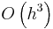 O\left(h^3\right)