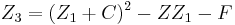 Z_3 = (Z_1%2BC)^2-ZZ_1-F