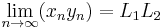 
\lim_{n \to \infty}(x_ny_n) = L_1L_2
