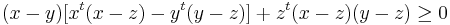 (x-y)[x^t(x-z)-y^t(y-z)]%2Bz^t(x-z)(y-z) \geq 0\,