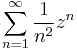  \sum_{n=1}^\infty \frac{1}{n^2} z^n 