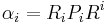 \alpha_i = R_i P_i R^i