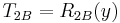 T_{2B}=R_{2B}(y)