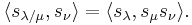 \langle s_{\lambda/\mu},s_\nu\rangle = \langle s_{\lambda},s_\mu  s_\nu\rangle. 