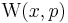 \mathrm{W}(x,p)