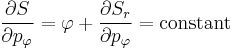 
\frac{\partial S}{\partial p_{\varphi}} = \varphi %2B \frac{\partial S_{r}}{\partial p_{\varphi}} = \mathrm{constant}
