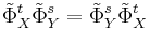 \tilde\Phi_X^t\tilde \Phi_Y^s = \tilde\Phi_Y^s\tilde\Phi_X^t\,