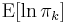 \operatorname{E}[\ln \pi_k]