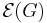 \mathcal{E}(G)