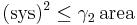  (\mathrm{sys})^2 \leq \gamma_2\,\mathrm{area}