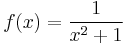 f(x)=\frac{1}{x^2%2B1}\,