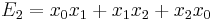 E_2=x_0x_1%2Bx_1x_2%2Bx_2x_0