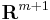 \mathbf{R}^{m%2B1}