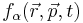 f_{\alpha}(\vec{r},\vec{p},t)