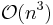 \mathcal{O}(n^3)