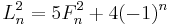 \,L_n^2 = 5 F_n^2 %2B 4 (-1)^n