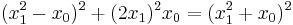 (x_1^2-x_0)^2 %2B (2x_1)^{2}x_0 = (x_1^2%2Bx_0)^2 