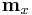 \mathbf{m}_x