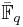 \mathbb{\bar{F}}_q