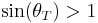 \sin(\theta_T)>1