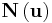 \mathbf{N}\left(  \mathbf{u}\right)  