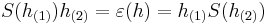 S(h_{(1)})h_{(2)}=\varepsilon(h)=h_{(1)}S(h_{(2)})