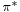 \scriptstyle{\pi^*}