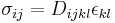 
\sigma_{ij}=D_{ijkl}\epsilon_{kl}
