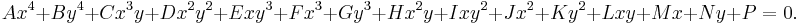 Ax^4%2BBy^4%2BCx^3y%2BDx^2y^2%2BExy^3%2BFx^3%2BGy^3%2BHx^2y%2BIxy^2%2BJx^2%2BKy^2%2BLxy%2BMx%2BNy%2BP=0.