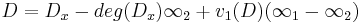 D= D_x-deg(D_x ) \infty_2%2Bv_1 (D)(\infty_1-\infty_2)