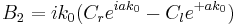 B_2=ik_0(C_re^{iak_0}-C_le^{%2Bak_0})