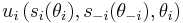 u_i\left(s_i(\theta_i),s_{-i}(\theta_{-i}), \theta_{i} \right)