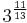 3^\frac{11}{13}