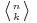 \scriptstyle \left\langle {n \atop k} \right\rangle