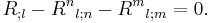  R_{;l} - R^n {}_{l;n} - R^m {}_{l;m} = 0.\,\!