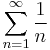 
\sum_{n=1}^\infty \frac1n
